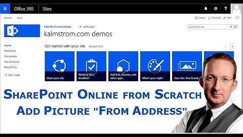 Add Picture to SharePoint Page "From Address"