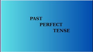 Past Perfect Tense - (Miş’li Geçmiş Zamanın Hikâyesi)