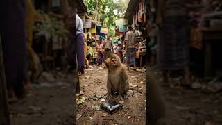 Tiny Monkey and the Lost Wallet Mystery 🐵#TinyBabyMonkey #MonkeyStory #HonestMonkey #EmotionalStory