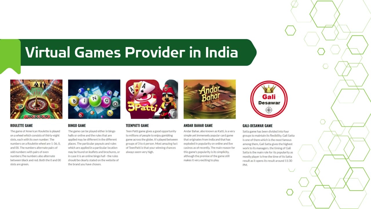 Virtual Betting Games Provider in India 