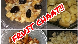 Fruit Chaat Recipe|| juicy mix fruit chaat||Ramazan fruit sala made by Nadia Jimshan