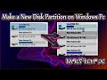How to Make a New Disk Partition in Windows PC-with Amharic Subtitles