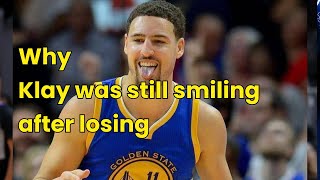 Why Klay Thompson was still smiling after losing,during the Warriors' game against the Kings #nba