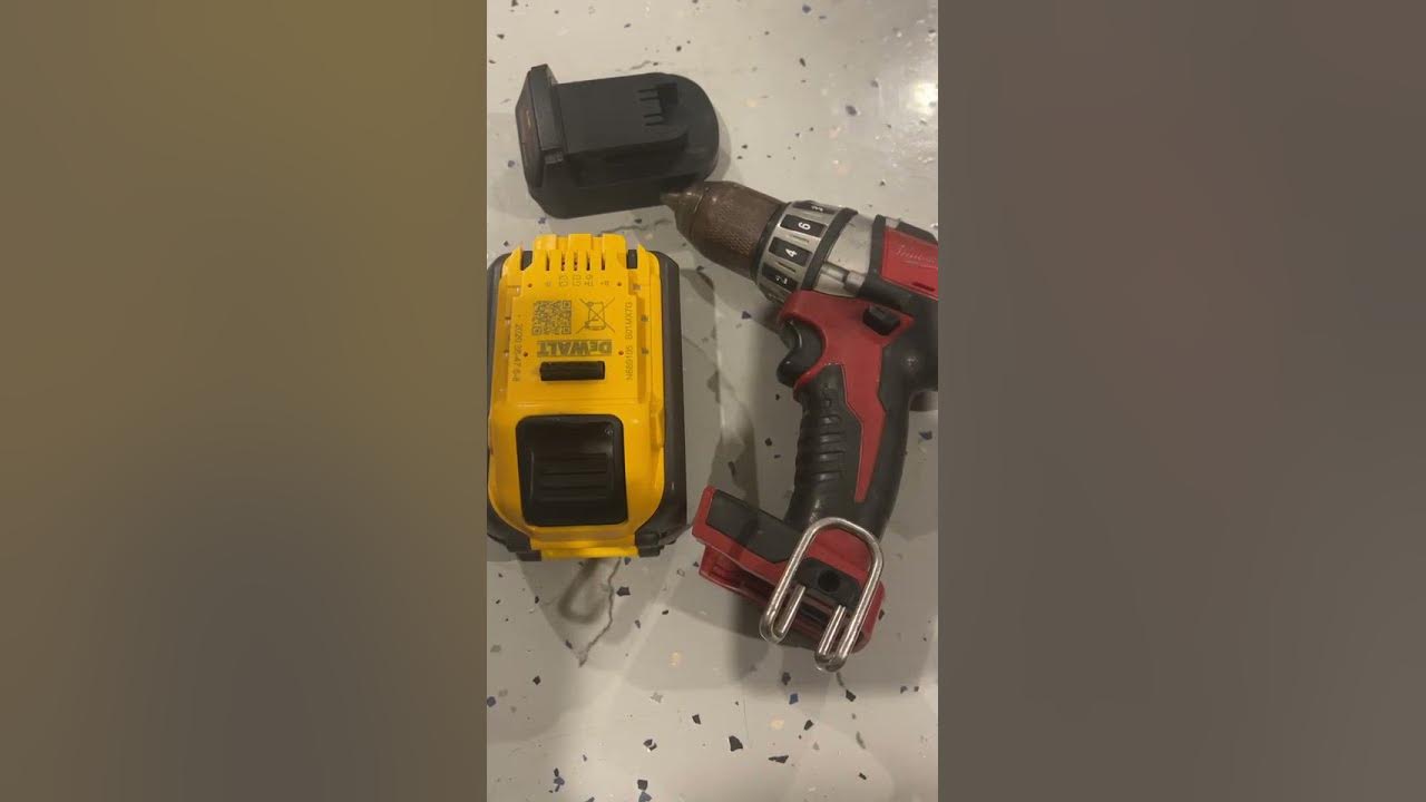 DL18ML Battery Adapter for Dewalt V18 Battey to Milwaukee M18 Tool