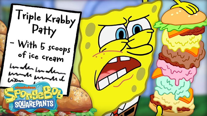 24 Ways to Order A Krabby Patty 🍔 | SpongeBob