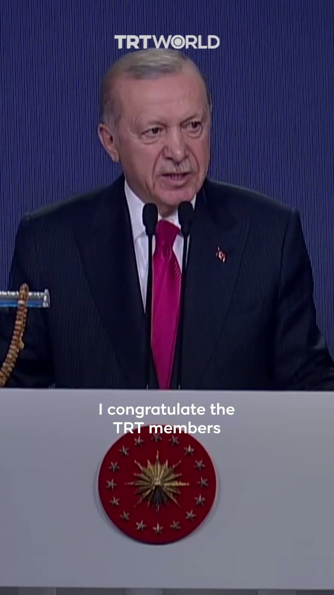 Erdogan thanks TRT and speaks on the 'Holy Redemption' documentary