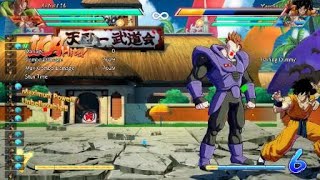 Android 16 New Patch Corner BnB Combo w/ Tien and SSJ Goku (76% Damage No Spark) (Season 2)