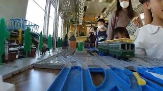 【プラレール前面展望】神戸市営地下鉄1000系車内でプラレール！ジオラマレイアウト前面展望 交通フェスティバル2022 No.4