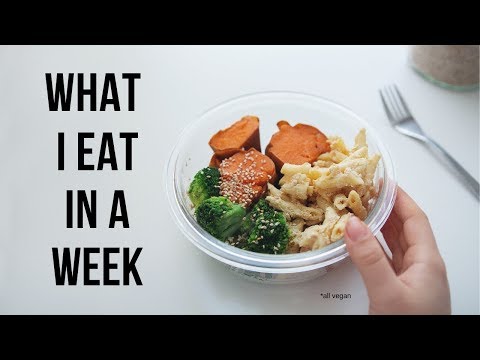 Everything I Eat in a Week as a vegan uni student