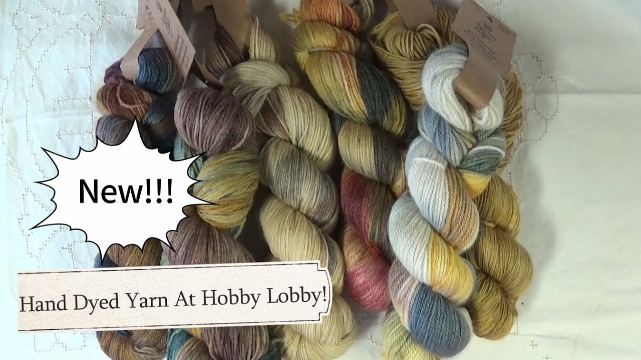 Hand Dyed Yarn At Hobby Lobby!!! hobbylobby dyedyarn YouTube