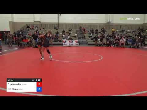 Devyn Alex 2018 Women's National /UWW Cadet Women 49 Consi Of 16 #1 - Devyn ...