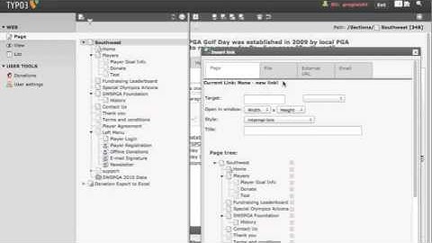 Typo3 - Creating External Links