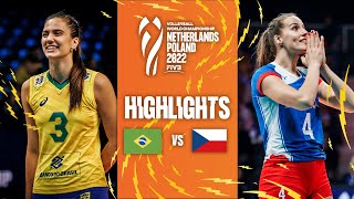 🇧🇷 BRA vs. 🇨🇿 CZE - Highlights Phase 1 | FIVB Women's World Championship 2022