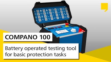 COMPANO 100 - Battery operated testing tool for basic protection tasks