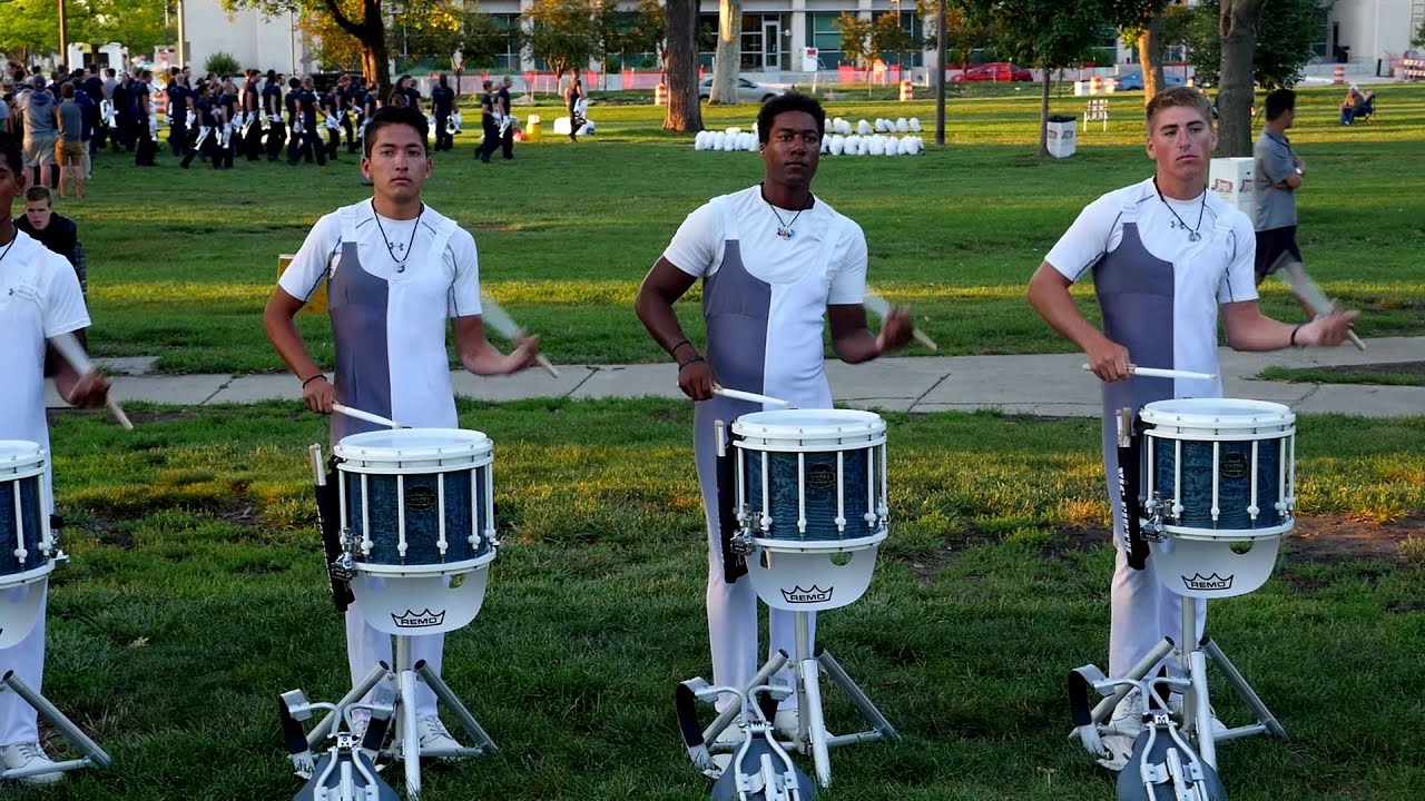 Blue Knights 2015 Drumline Hand Jam and Eights YouTube