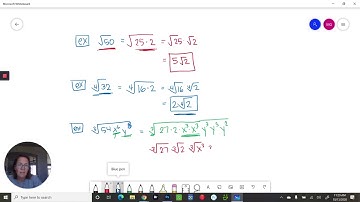 7.3 Simplifying Radical Expressions