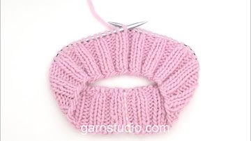 How to work knit 2, purl 2 (in the round) – Continental knitting style
