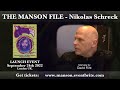 Nikolas Schreck Manson File Book Launch September 24 London
