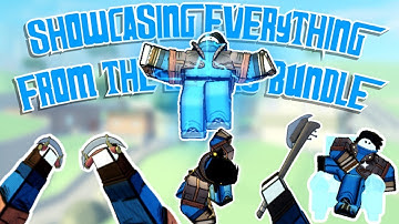 SHOWCASING EVERYTHING IN THE NEW ROBLOX ARSENAL NEXUS BUNDLE!