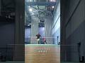 Failed trickshot but great slice 🏸
