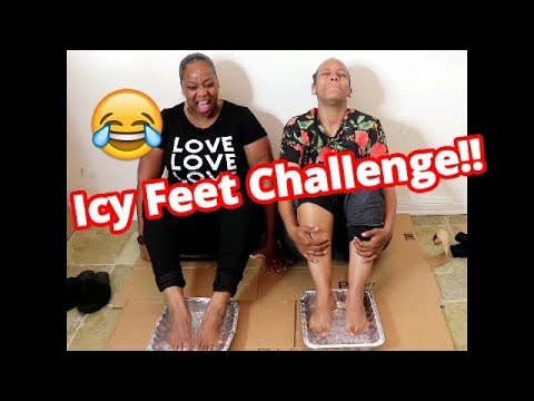 Icy Feet Challenge + Bonus Icy Hand & Icy Face Challenge!!! (Hilarious)