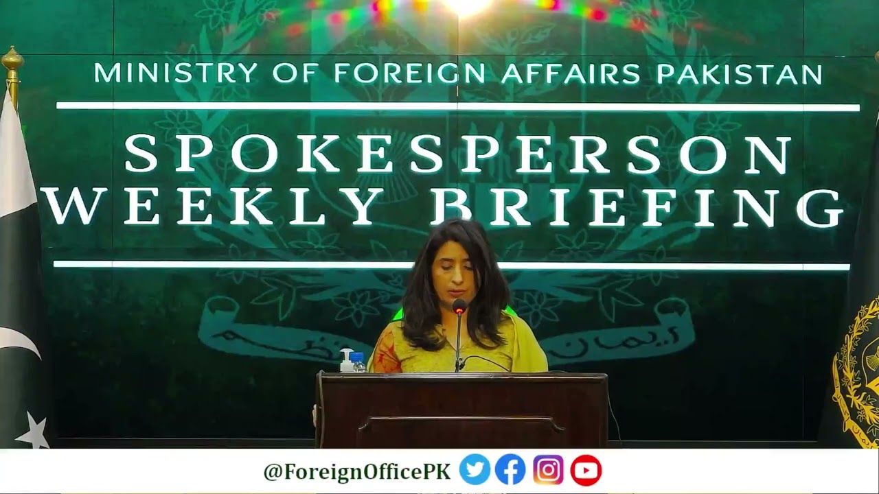 Foreign Office Spokesperson's Weekly Press Briefing 22-12-2022 