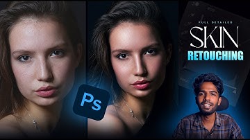 professional SKIN Reetouching || tamil photoshop tutorial || think pro || colour grading