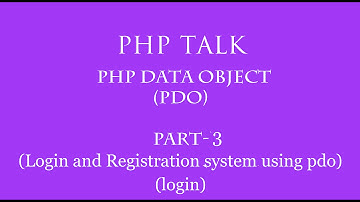 Login and Registration system using PDO(PHP Data Object) in hindi part -3(Login)