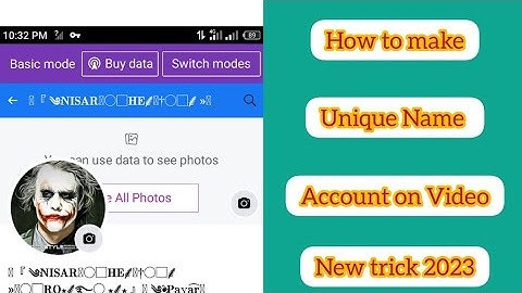 How To Make Unique Name facebook Account kesy banya new Trick 2023 | Just no Accept Stylih Long Name