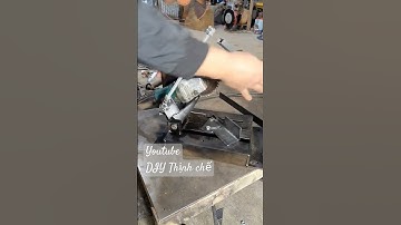 #diy #tool , máy cắt bàn đa năng, máy cắt tự chế an toàn từ máy mài góc