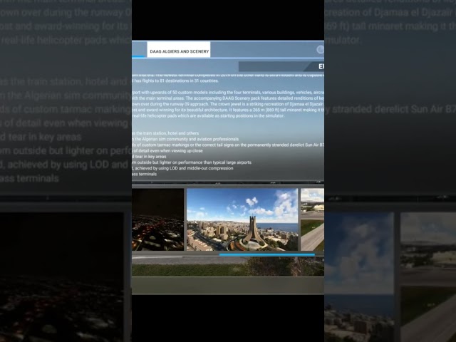 Houari Boumediene International Airport (DAAG) now available for MSFS!