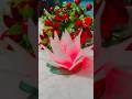 DIY Glowing Lotus Lamp | Handmade Foam Diya for Diwali Decoration | Easy Craft Idea