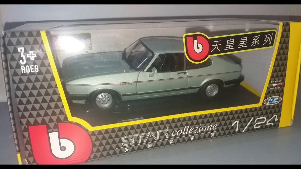 Bburago Plus Ford Capri 1982 1:24 černá | RC AUTA - TAMIYA - PLASTIKOVÉ