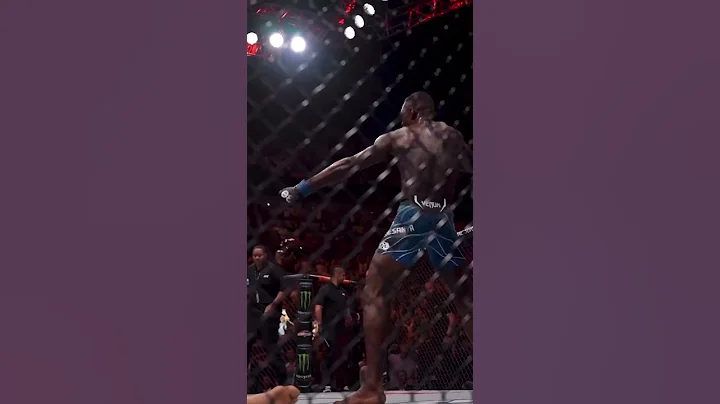 Israel Adesanya bow and arrow 🏹!  #ufc #knockout #mma