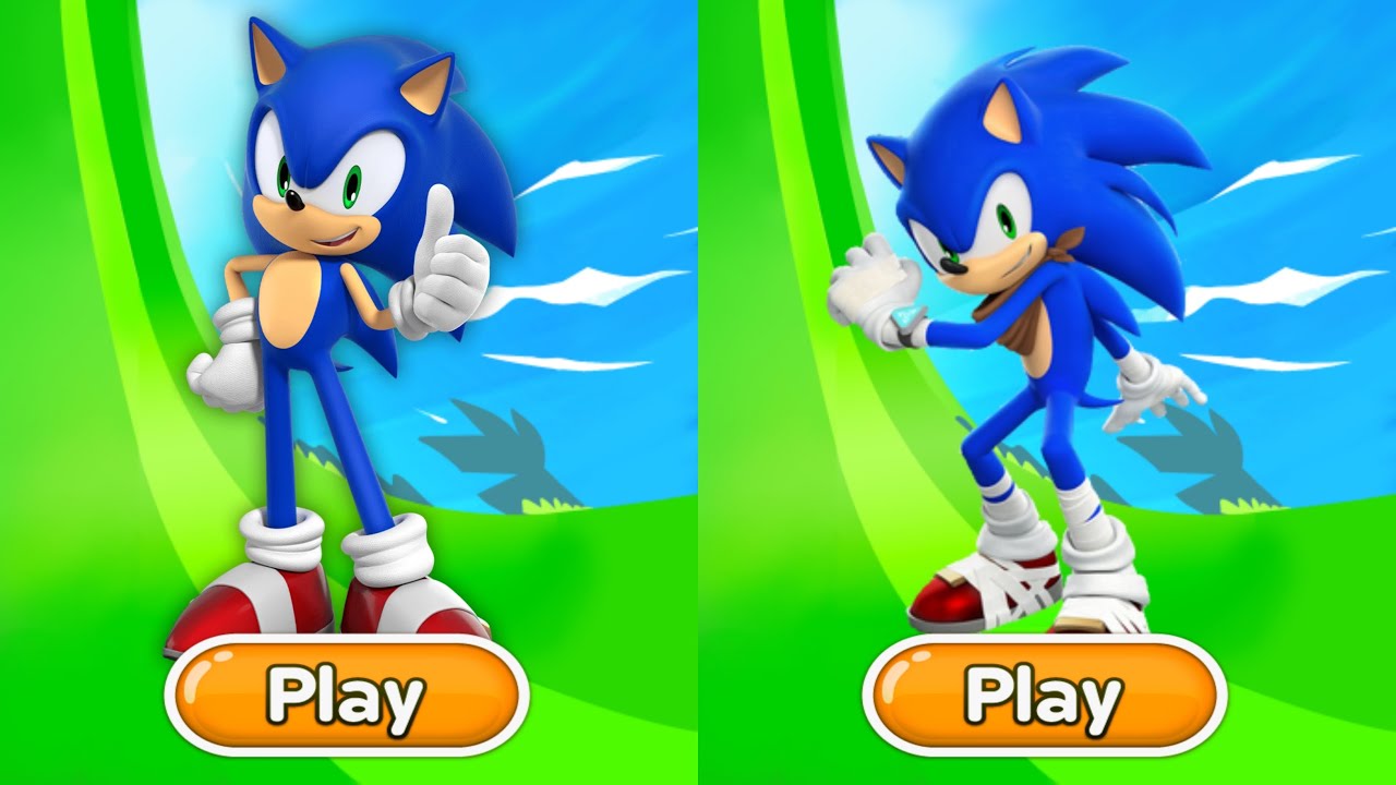 Sonic Dash Vs Sonic Boom - Movie Sonic Vs All Boss Zazz Egman -All ...