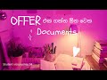 University Offer එක ගන්න අවශ‍ය වන​‍ Documents මොනවද​ | Australian Student Visa | Document Checklist