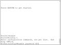 3.2.1 Configure enable password