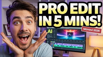 I Made a PRO Video in 5 Minutes with Movavi (AI Subtitles + 8x Upscale!) 😲