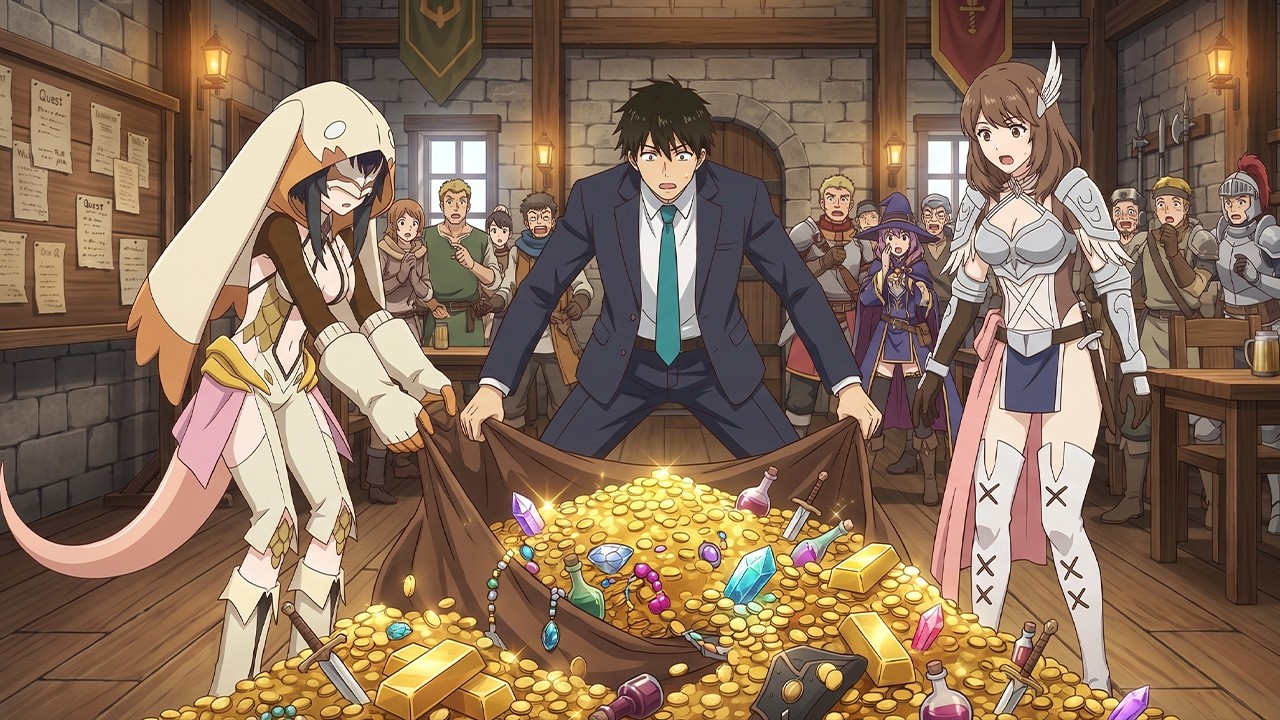 Salaryman Reincarnates With a Useless Support Skill but Unlocks S-Rank Power and Becomes Rich