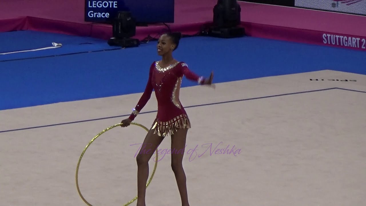 Grace LEGOTE (RSA) hoop - 2015 Stuttgart worlds Qualifs