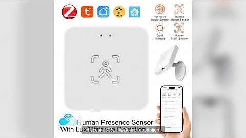 Tuya WiFi /Zigbee Human Presence Detector Smart Human Body PIR Sensor  Discount 50%