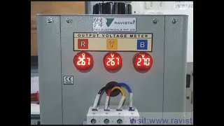 Variable Auto Transformer 20Amps 20P 3 MCB with Volt meter