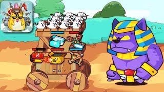 CAT'N'ROBOT IDLE DEFENSE - Walkthrough Gameplay Part 1 - CASTLE CAT (Android Games)