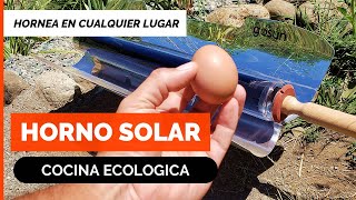 HORNO SOLAR PORTATIL! Cocina Huevos con energía solar ☀  GoSun Sport