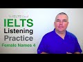 IELTS Listening Practice Female Names 4