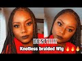 MOST REALISTIC !!! Full Lace Knotless Box braided wig  by (Delight braided wig)