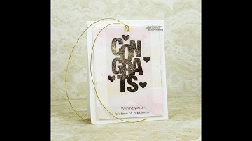 Unity Quick Tip: Foiling on Vellum + Watercolor Background