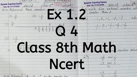 Ex 1.2, Q 4, Chapter 1, Rational Number, Class 8 Math