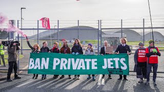 LIVE FROM FARNBOROUGH AIRPORT | Extinction Rebellion UK