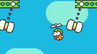 Flappy Bird Expert Plays Swing Copters For The First Time - IGN Plays screenshot 1